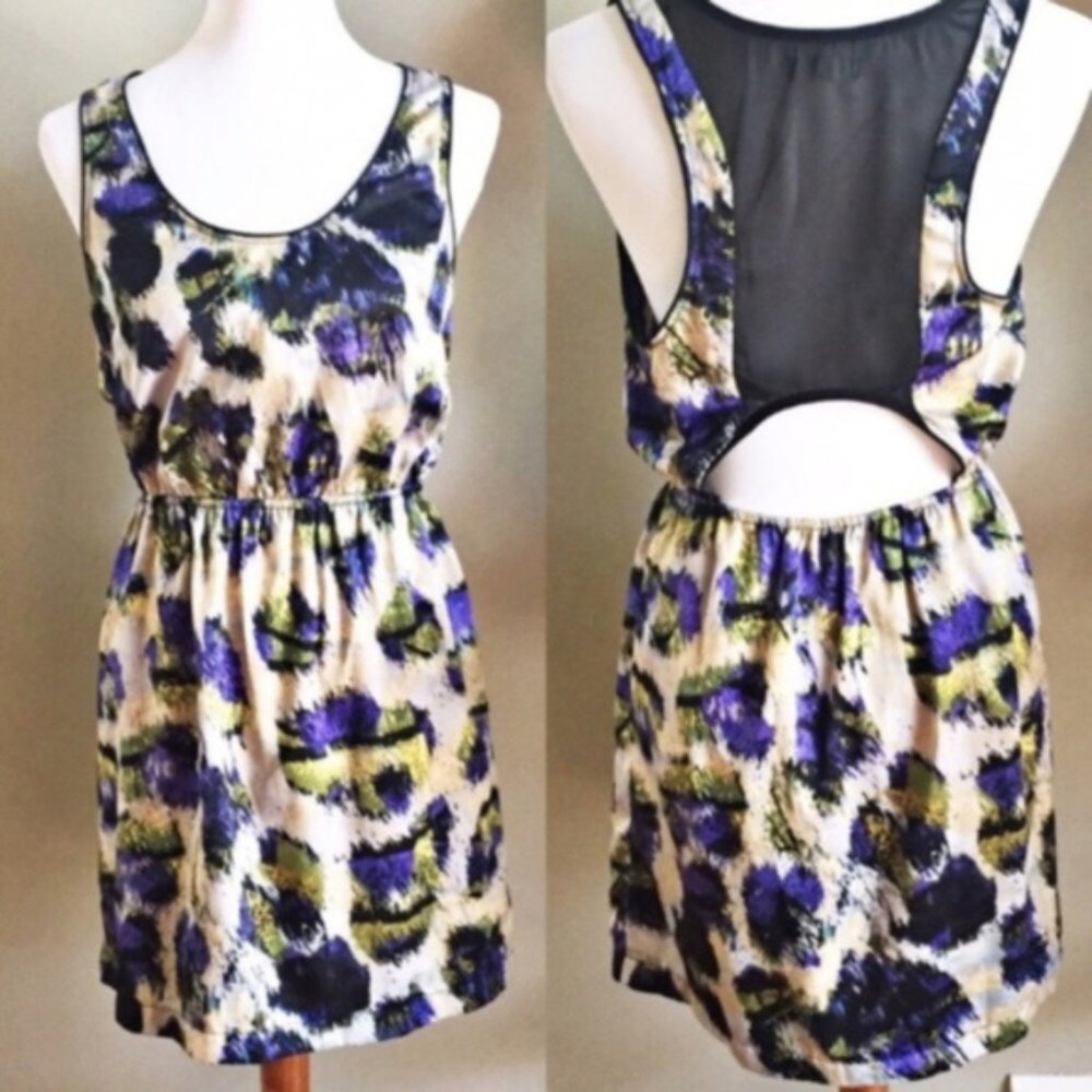 Silence + Noise Urban Outfitters Print Dress sz M